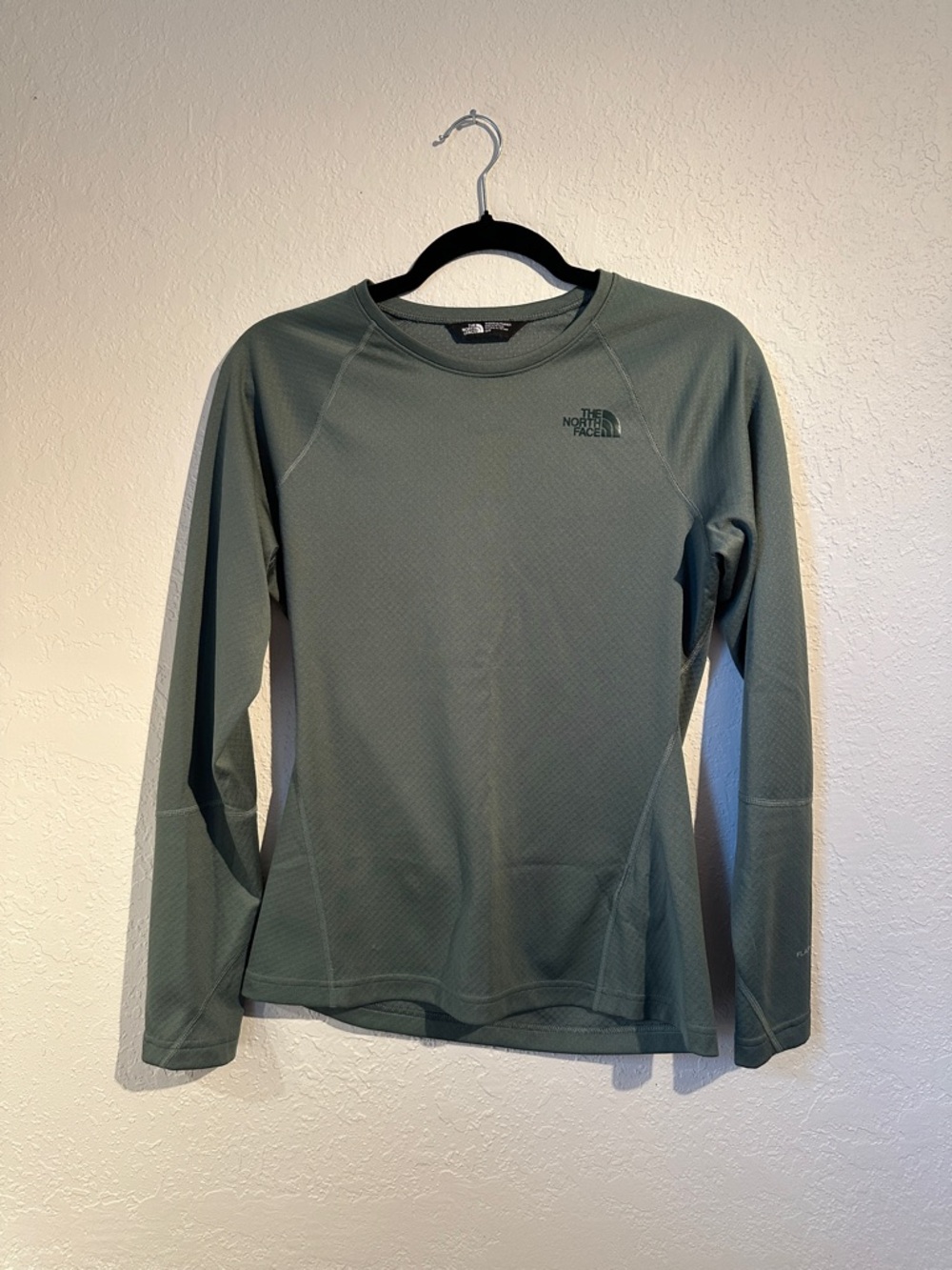 The North Face Women's Olive Green Long Sleeve Performance Top